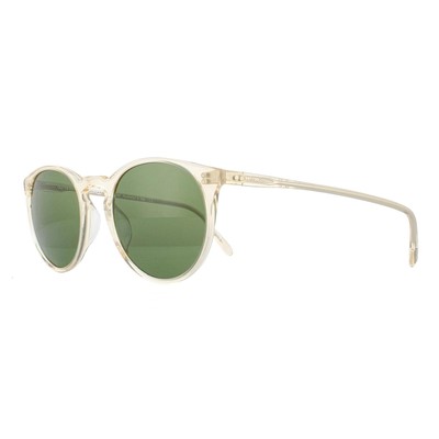 Pre-owned Oliver Peoples Sunglasses O'malley 5183s 109452 Buff Green Crystal