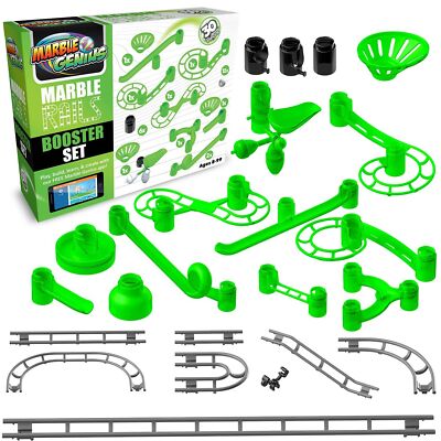 Marble Rails Booster Set: Add-Ons for Marble Rails Building Sets (30 pieces)
