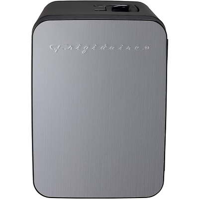 Retro 10L, 15-Can Mini Personal Fridge Cooler, Stainless Steel