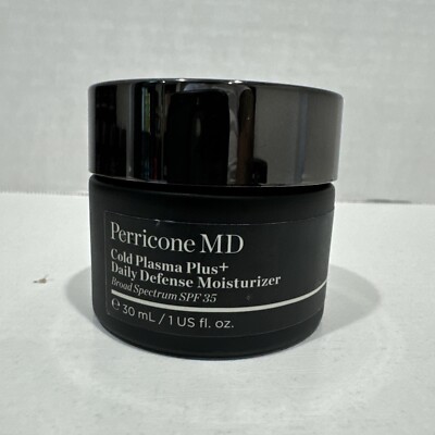 Perricone MD Cold Plasma Plus + Daily Defense Moisturizer SPF 35 NWOB 1 oz/30ml