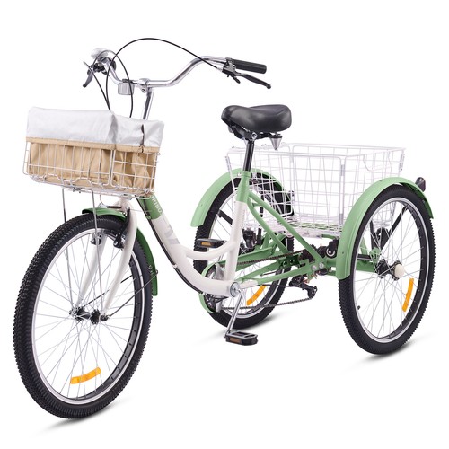 Secondhand 26" Adult Tricycle 7 Speeds Three Wheel Bike for 