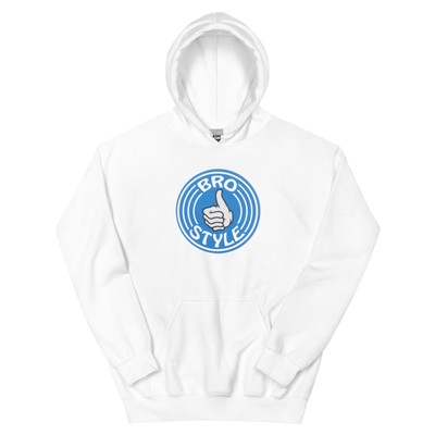 BRO STYLE SKATE THUMBS UP RETRO VINTAGE SKATEBOARDING HOODIE DESIGNS ICONIC 