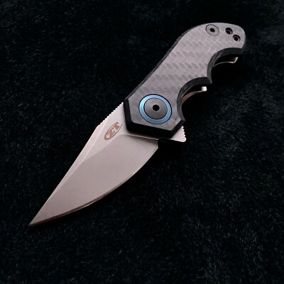  Zero Tolerance ZT 0022 Plain Edge Folder ZT0022 20CV Steel w/ Carbon Fiber