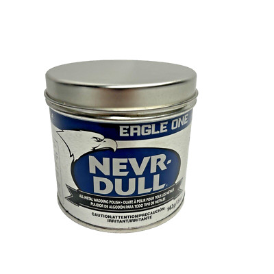 Wadding Polish White Never Dull Cleans Polishes Metals 5 oz. USA (SHIPS FREE!)