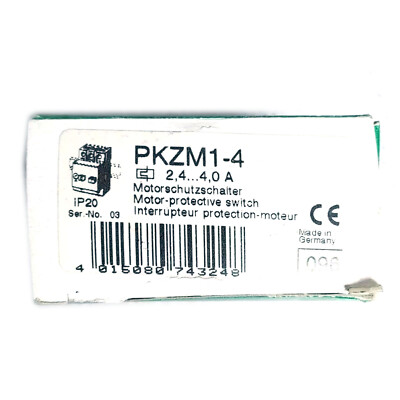 1PCS New For Moeller PKZM 1-4 Manual Motor Starter Circuit Breaker