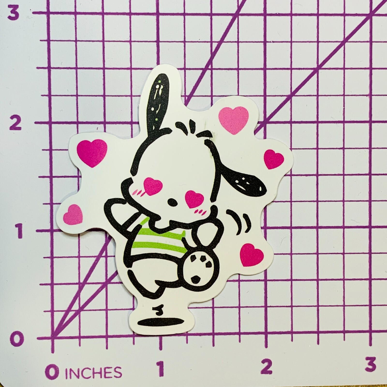 Pochacco I'm in LOVE ! - Vinyl Decal Sticker Bomb Sanrio
