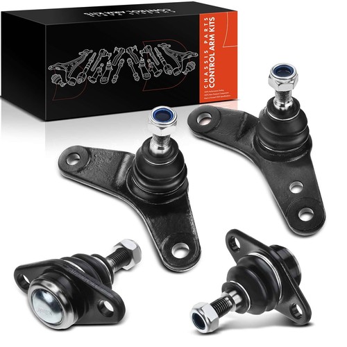 Pair of 4 Front Lower Ball Joints for Mini Cooper R52/R50/R53 2002-2008 L4 1.6L