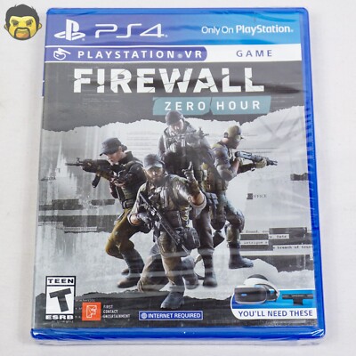 Firewall PS4 Zero Hour PSVR Factory Sealed (Sony PlayStation 4, 2018) Brand New