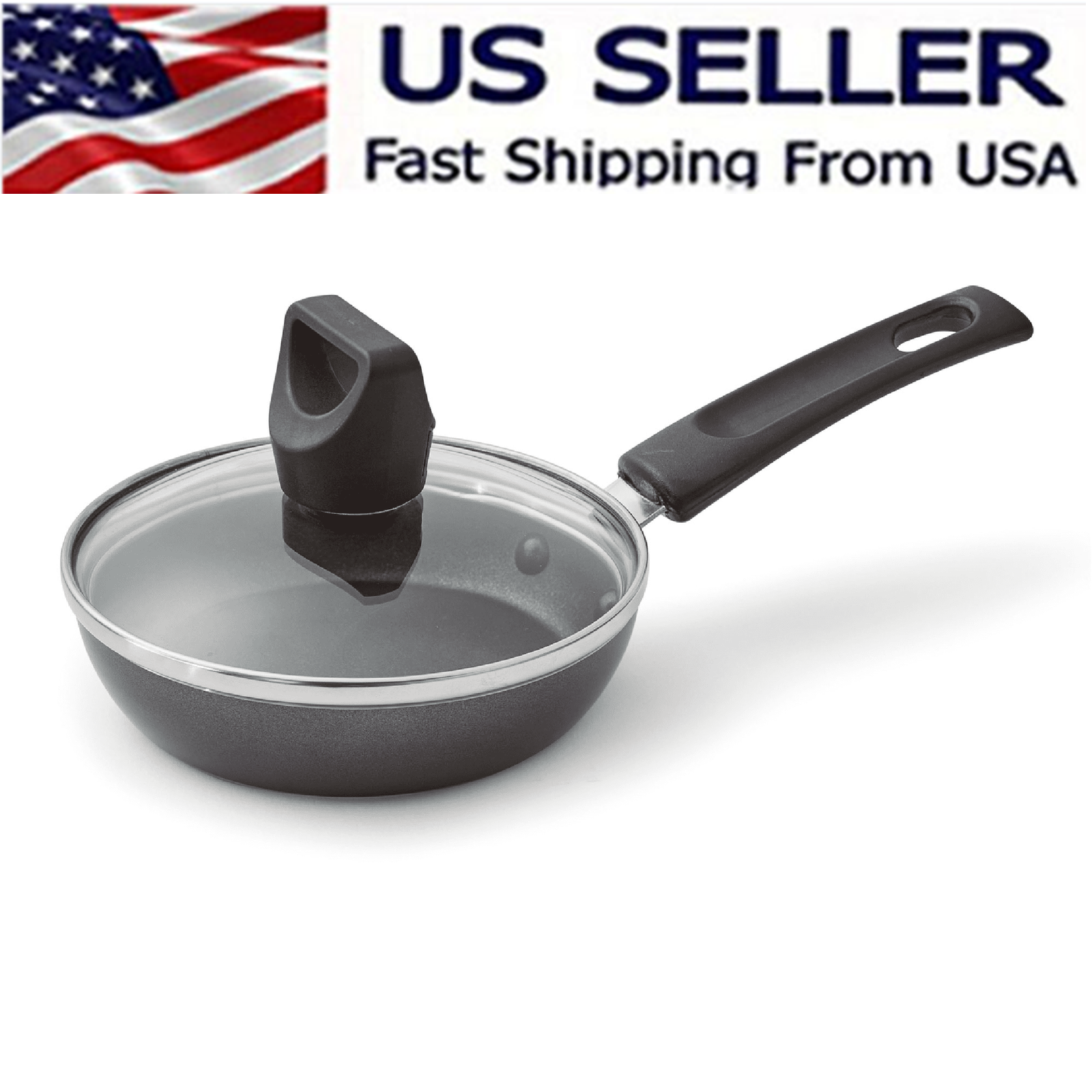 Pan 4.5 Inch With Lid Covered One Egg Wonder