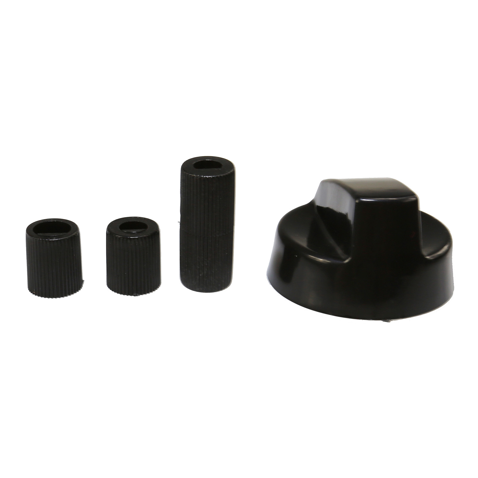 4 X UNIVERSAL HOTPOINT Cooker Oven Hob CONTROL KNOBS BLACK eBay