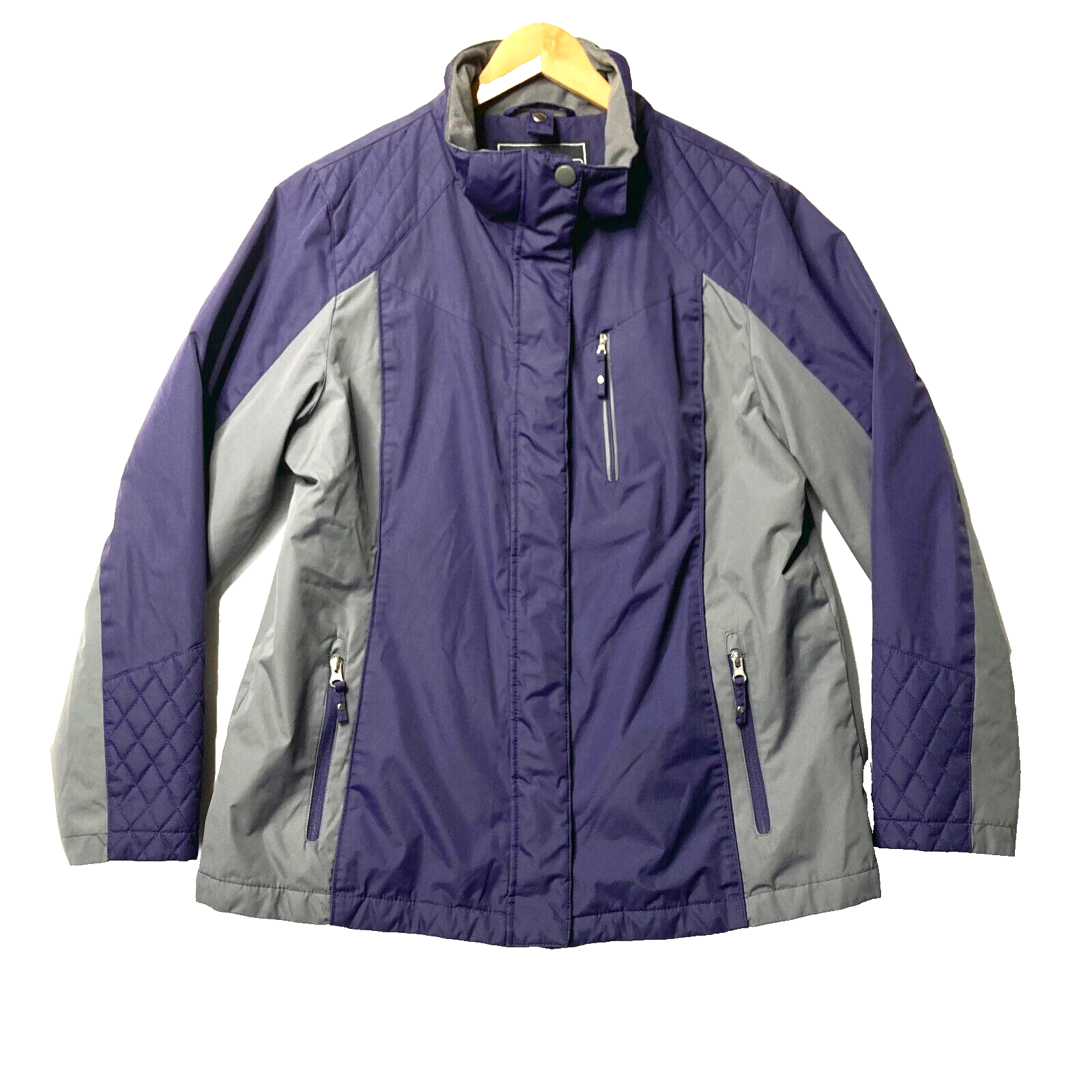 Below Zero Rothschild Coat Womens Large Purple Quilted