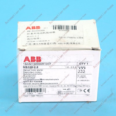 1PC New ABB MS325-2.5 1.6-2.5A Free Shipping