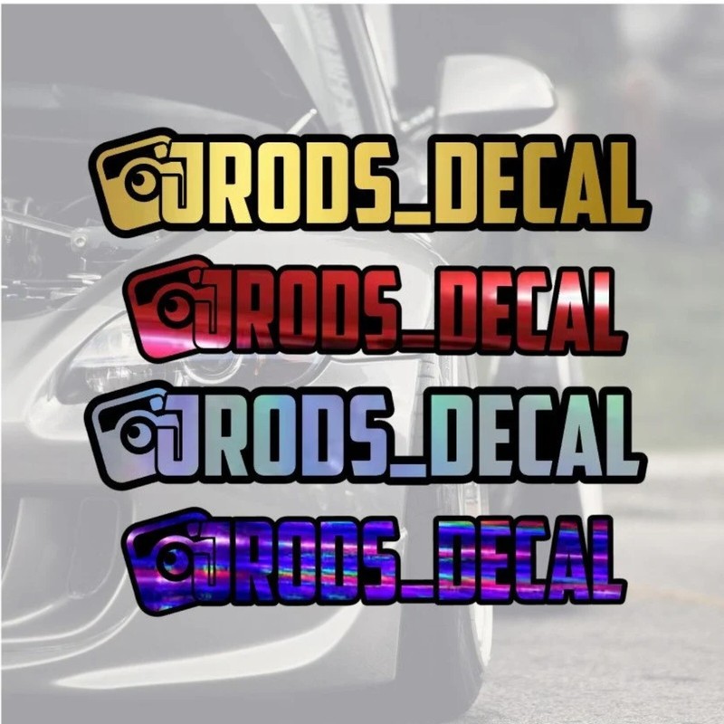 Social media vinyl decal, car decal, JDM, custom vinyl decal,