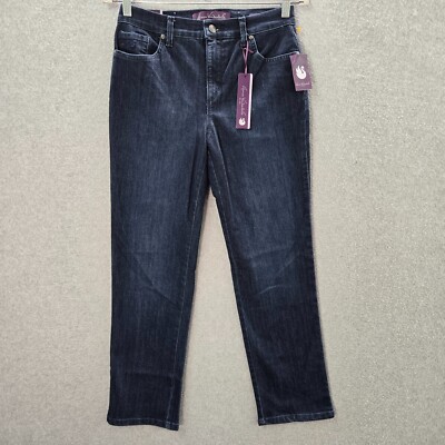Gloria Vanderbilt Women Jeans 6 Petite Blue Denim Amanda Short Straight NWT