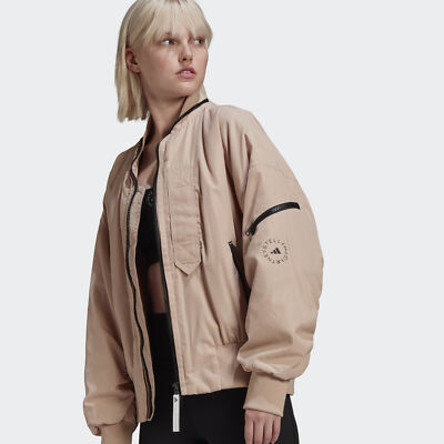 

adidas by Stella McCartney Плетеная куртка-бомбер для женщин