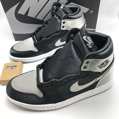 Air Jordan 1 Retro High OG Satin Shadow Women Shoes FD4810-010 sz 12