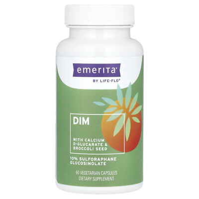 DIM with Calcium D-Glucarate and Broccoli Seed, 60 Vegetarian Capsules