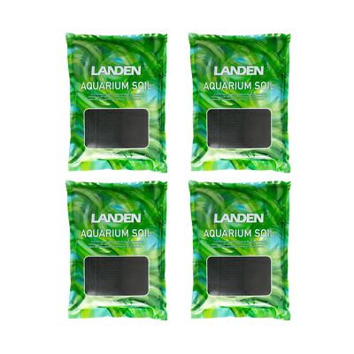 LANDEN Aqua Soil Substrate for Natural Planted Aquarium, Plant or Shrimp Stra...