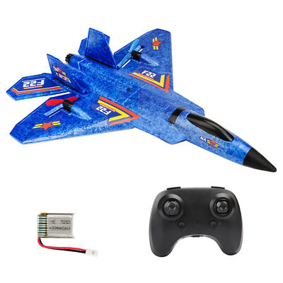 F22 2.4G Remote Control RC Plane 2CH 3-Axis Gyro Airplane Glider LED Fighter Toy