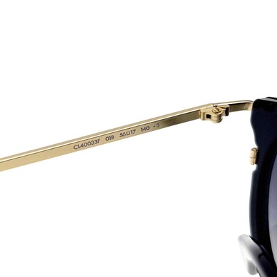 Pre-owned Celine Sunglasses Cl40033f 01b Authentic In Black