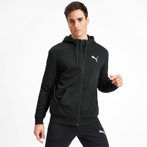 

[580530-01] Мужская Puma СОВРЕМЕННЫЕ СПОРТИВНЫЕ Толстовки с капюшоном на молнии TR, Черный