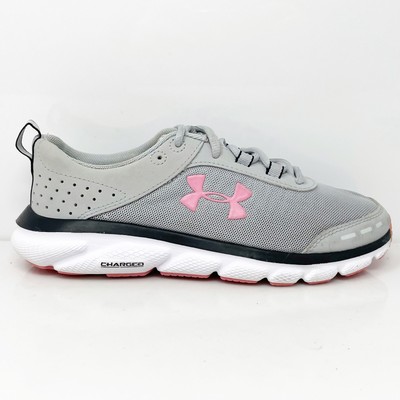 

Under Armour Womens Charged Assert 8 3022645-101 Серые кроссовки для бега 6.5, Серый, Charged Assert 8