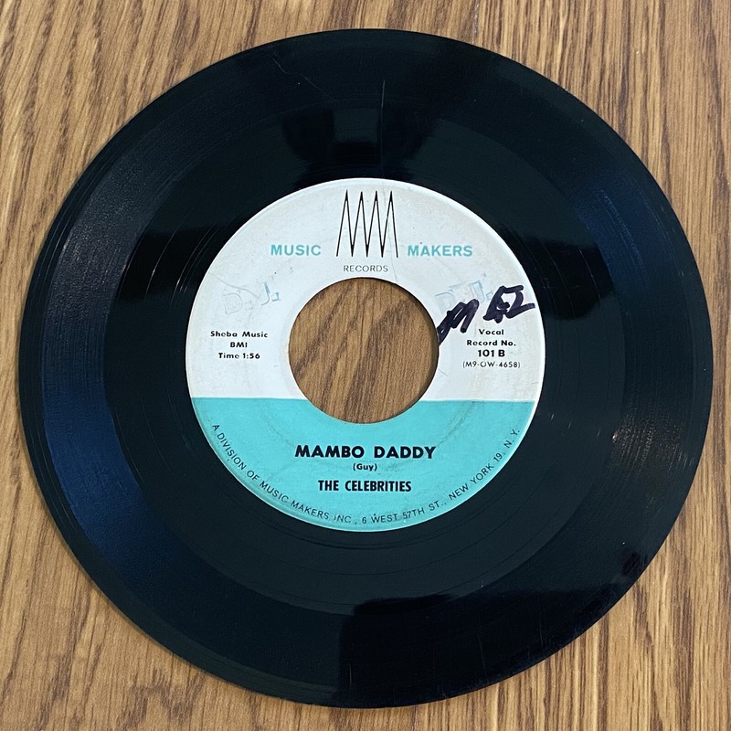 HEAR! RARE DOO WOP 45 Celebrities I Want You Mambo Daddy MUSIC MAKERS ORIG
