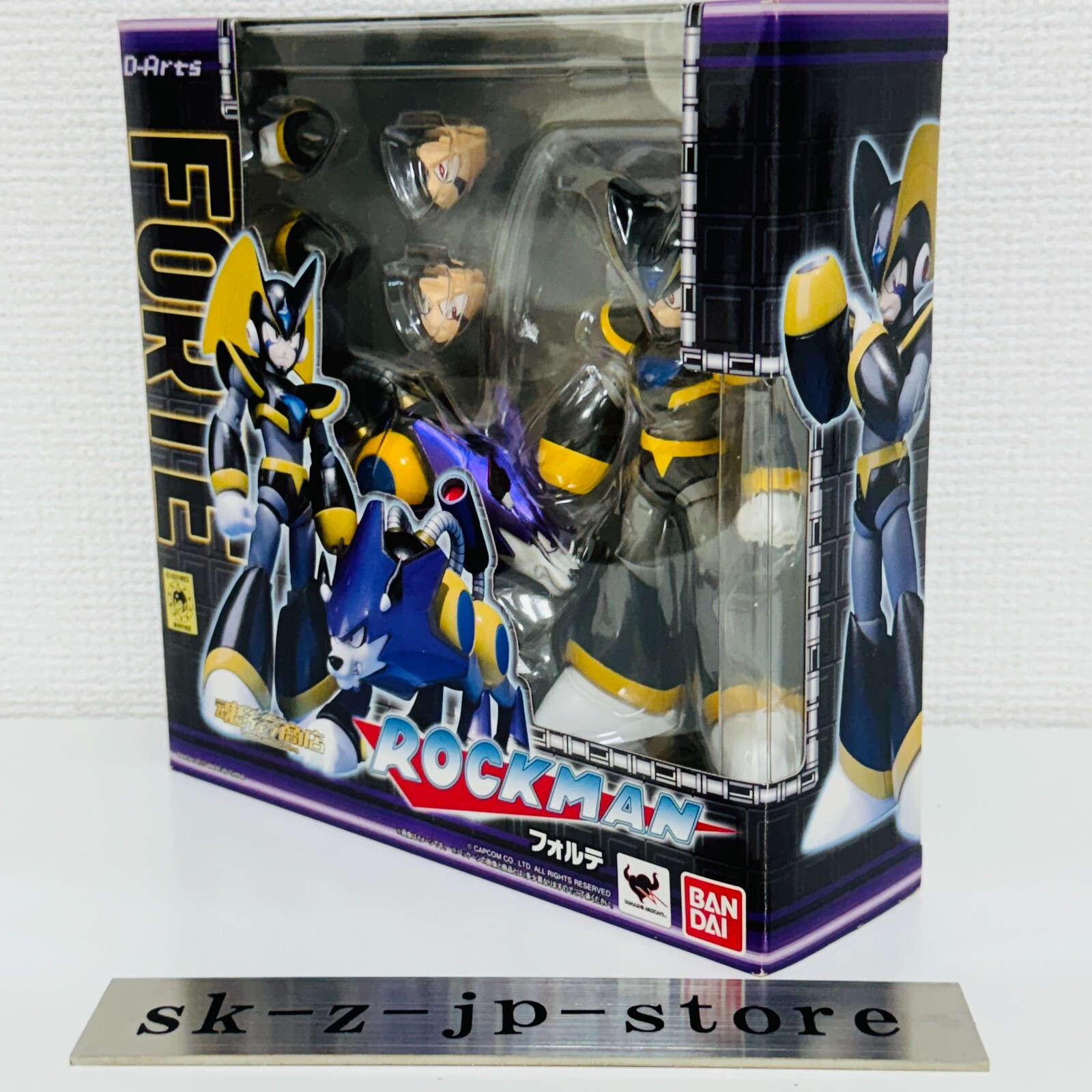 D-Arts フォルテフィギュア MEGAMAN Bass figure Bandai D-arts Megaman Rockman Bass Forte Figure CAPCOM Bass