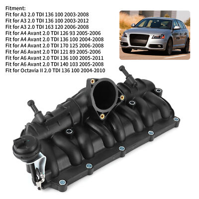 Ansaugkrümmer mit Vakuumventil 03G129711AF Passend für Octavia / Superb 2.0TDI