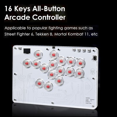 HITBOX Fighting Keyboard Arcade Joystick Advanced Buttons Raspberry Pi Keyboard