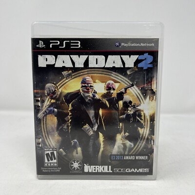 Payday 2 Sony PlayStation 3 PS3 Game Complete With Manual Tested