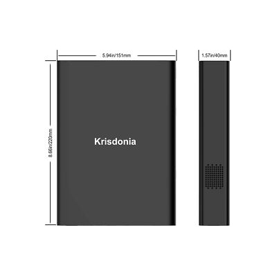 Krisdonia AC Outlet Portable Charger 60000mAh 110V/130W Laptop Power Bank wit...