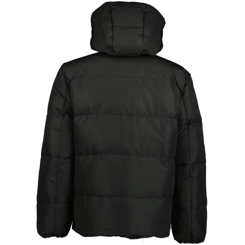 Pre-owned Fendi Puffer Jacket Reversible Ff Logo X-large Size 52 In Black