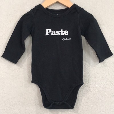 Toddler Baby Sz 18-24M Mini Me Copy Paste Bodysuit 100% Cotton