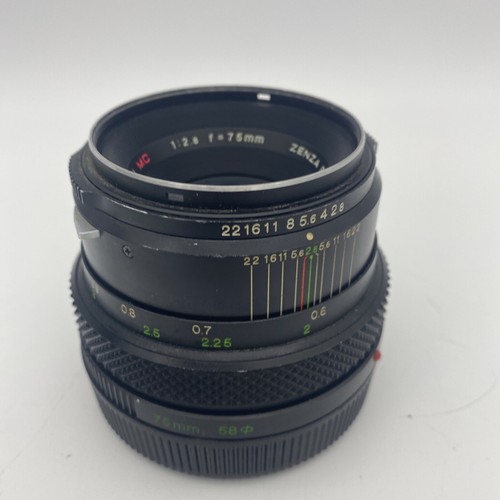 ZENZA BRONICA　ZENZANON MC 1:2.8 f＝75mm ZENZA BRONICA ZENZANON MC 75mm F/2.8 ETR ETRS From JAPAN | eBay