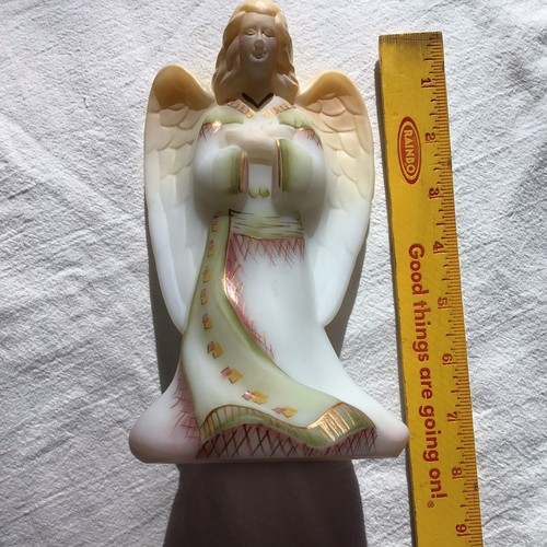 angelページ Fenton Hand Painted Angel 100th Anniversary Numbered Series