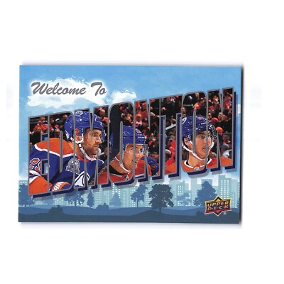 2022 Upper Deck Series 2 #WT-12 Edmonton Welcome To