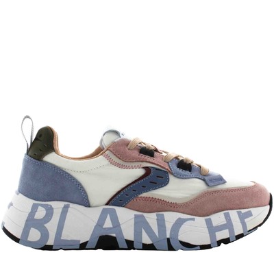 Pre-owned Voile Blanche A24us Low Women's Sneakers 0012017475.10.3m51 Club105 In White / Pink