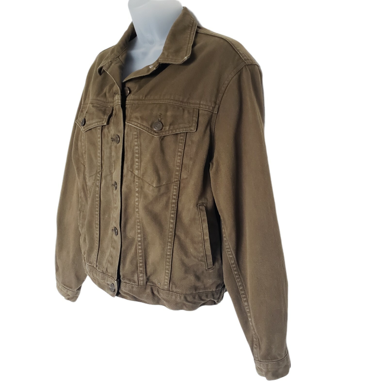 Vintage Gap Denim Jacket Olive Green 