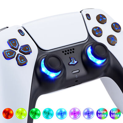 eXtremeRate Multi-Colors Buttons DTF V3 LED Kit for PS5 Controller BDM-010 & 020