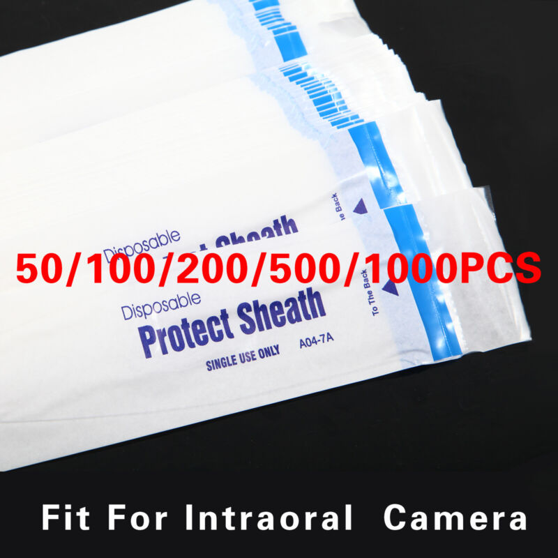 A04-6A Intraoral Camera Sheath Dental Teeth Oral Disposable Safe Cover Sleeve