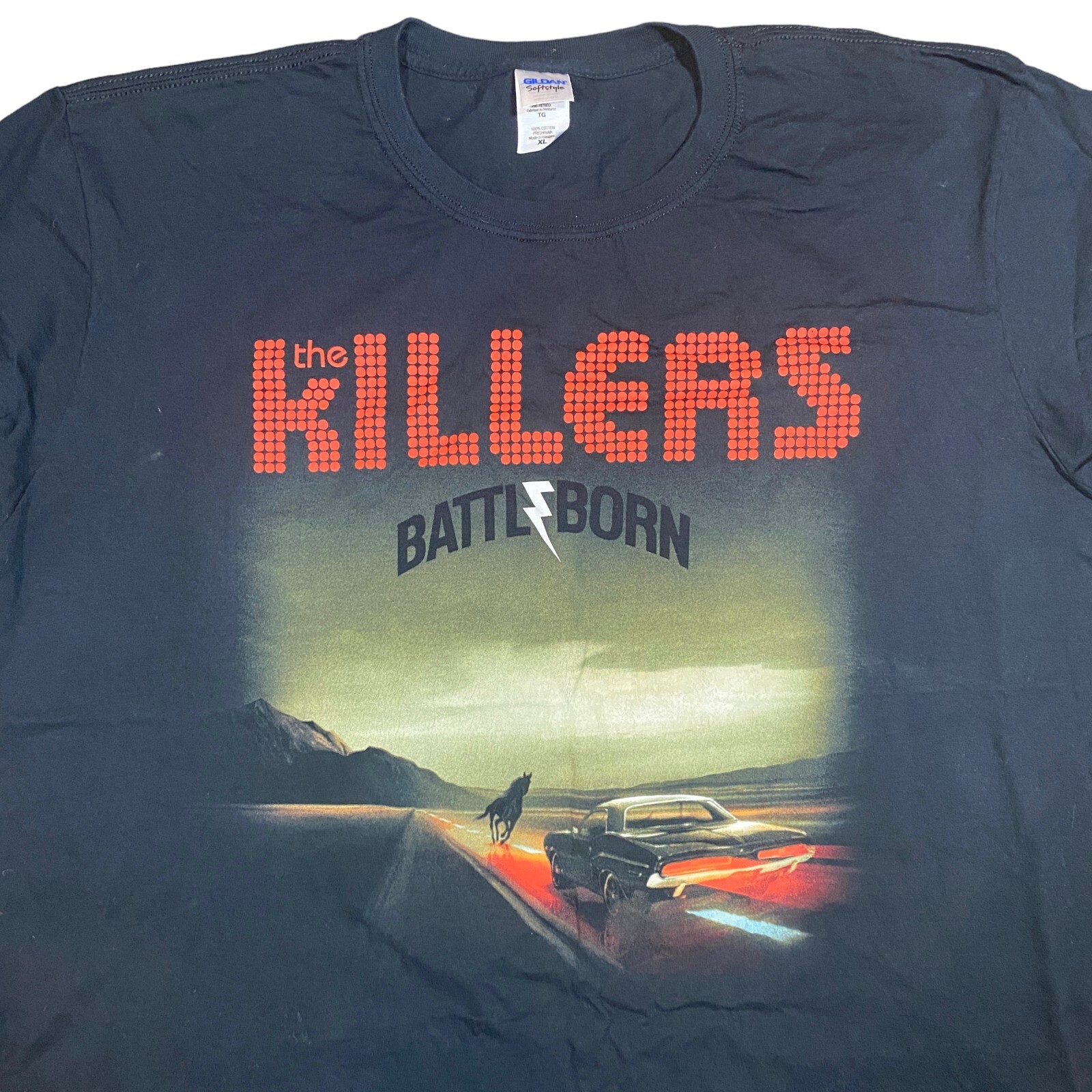 The Killers Battle Born - US Tour 2012 Concert T-Shirt - Size XL | eBay