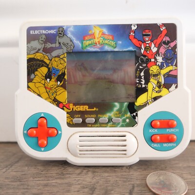 1994 SABAN MIGHTY MORPHIN POWER RANGERS ELECTRONIC HANDHELD BY  TIGER Electronic