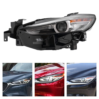 LED Headlight Assembly For 2018 2019 2020 2021 Mazda 6 with AFS Left Driver Side