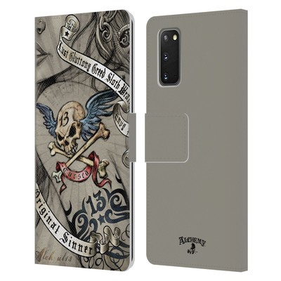 OFFICIAL ALCHEMY GOTHIC WOMAN LEATHER BOOK WALLET CASE FOR SAMSUNG PHONES 1