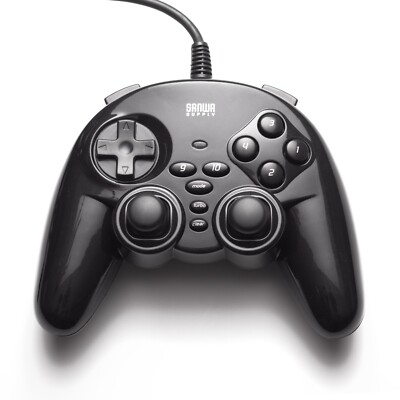Dual Action Vibration USB Game Pad Controller for Retro Gaming