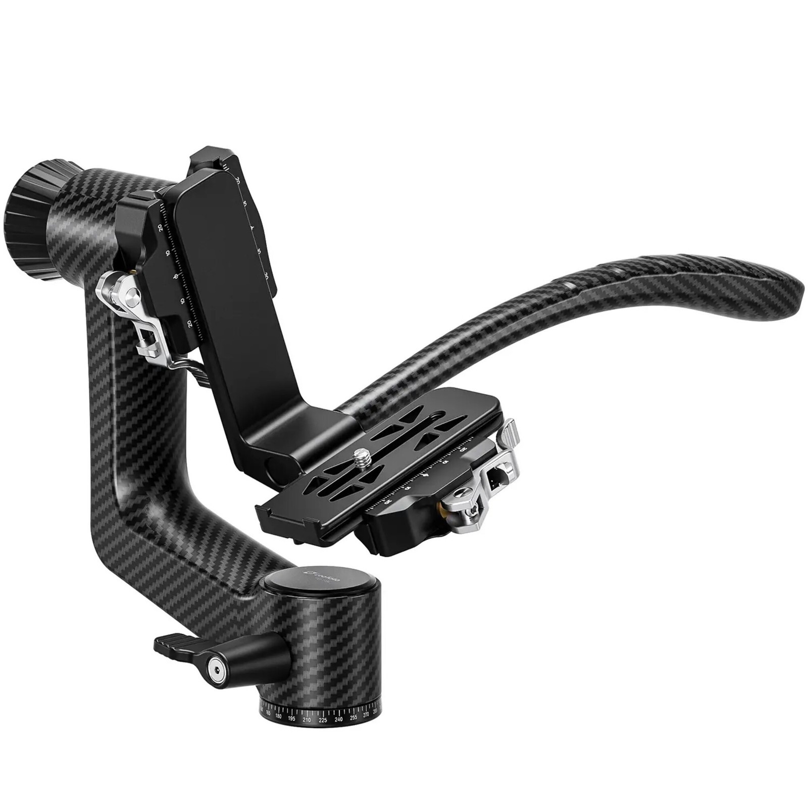 LEOFOTO PG-3SL Testa basculante a due vie (Gimbal in carbonio)