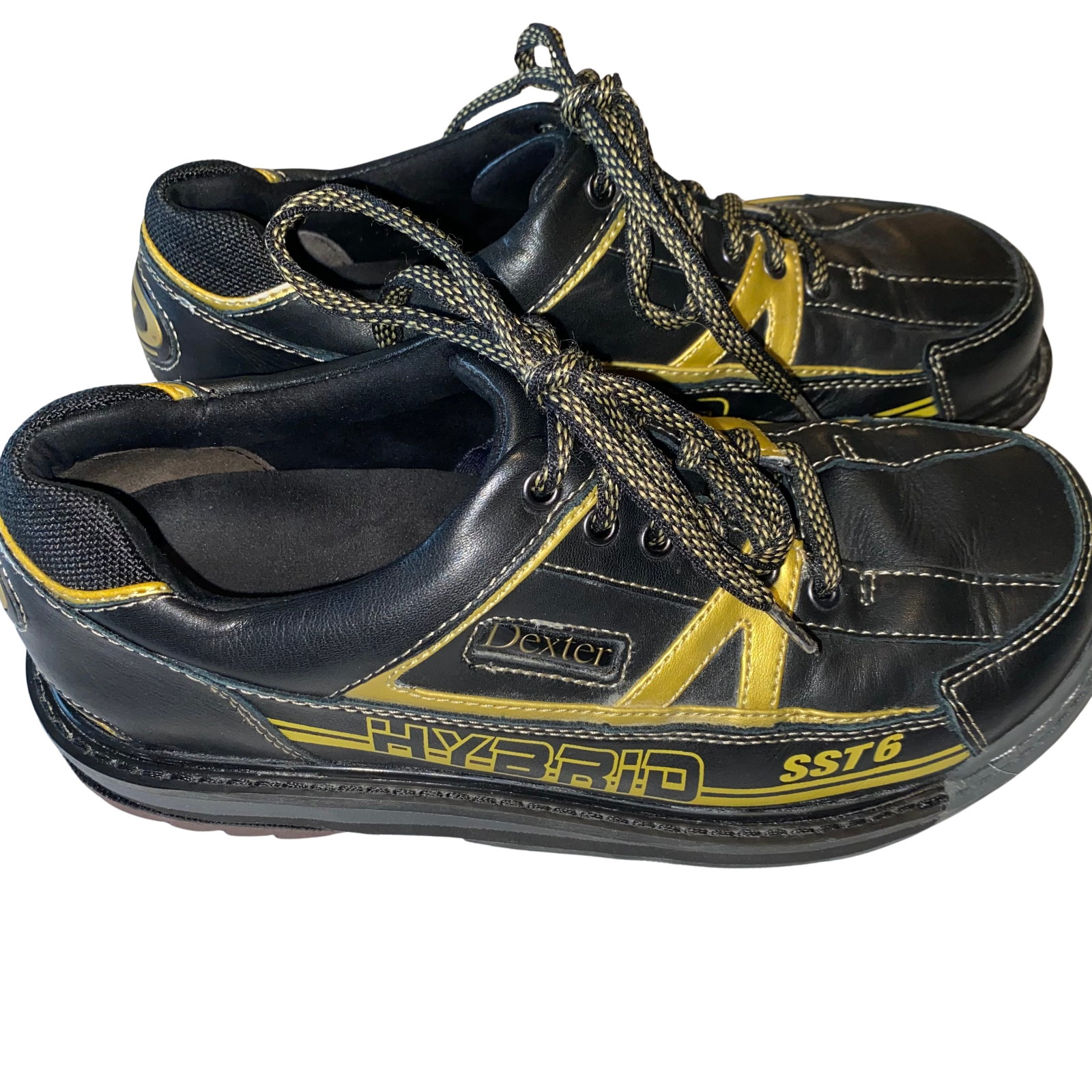 Dexter Men's SST6 Hybrid Bowling Shoes Black & Gold Size 7.5