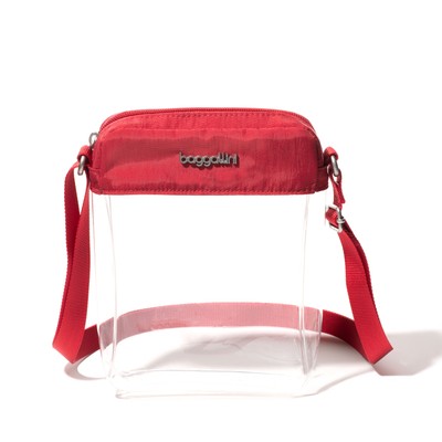 baggallini Clear Stadium Explorer Crossbody Festival Event Bag