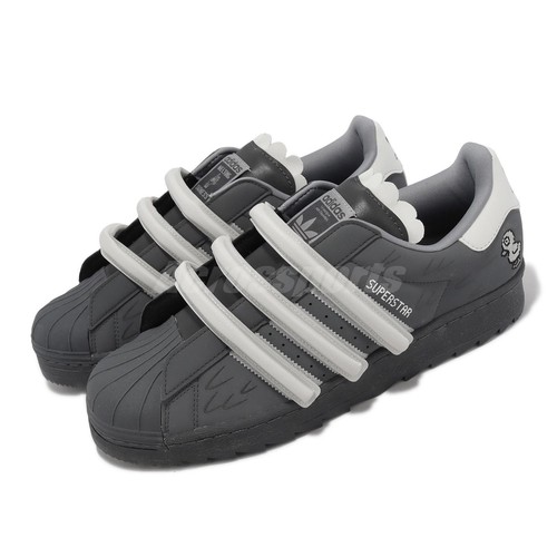 

Мужские повседневные кроссовки adidas Originals x Melting Sadness Superstar 80S TR серо-белые GZ6992, Серый, Superstar 80s Tr
